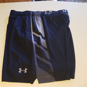 Under Armour Black and Gray Men's Athletic Shorts